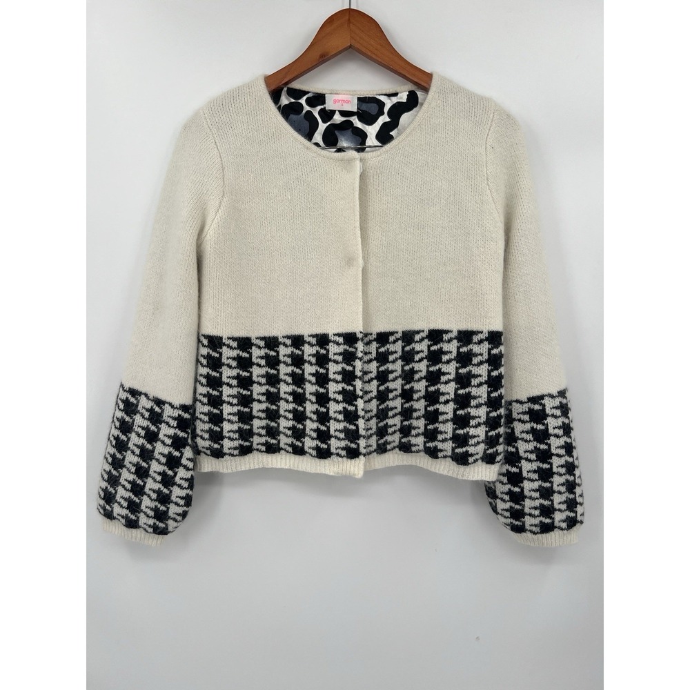 Gorman Angora Lambswool Cream Cardigan Size 6
